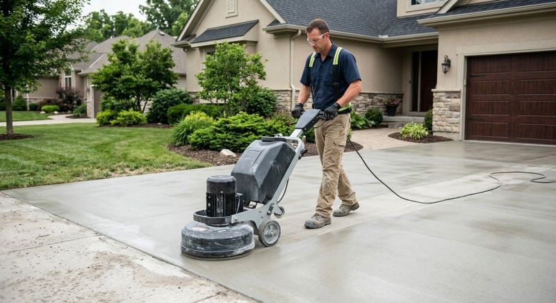 Driveway Concrete Polishing in Louisville, KY