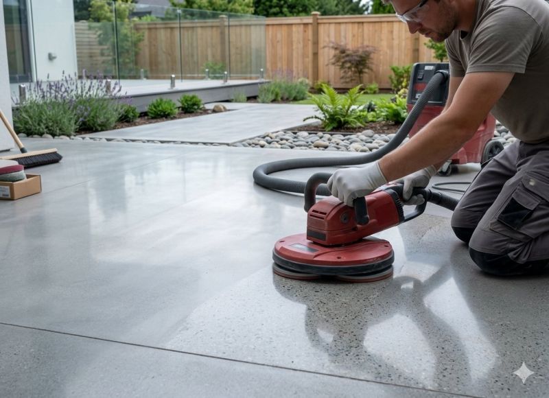 Patio Concrete Polishing in Corpus Christi, TX